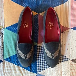 Vintage HERMÈS Suede Loafer